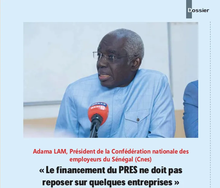 « Le financement du PRES ne doit pas reposer sur quelques entreprises »