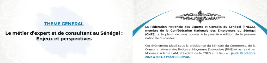 Invitation à la première édition de la journée nationale du conseil